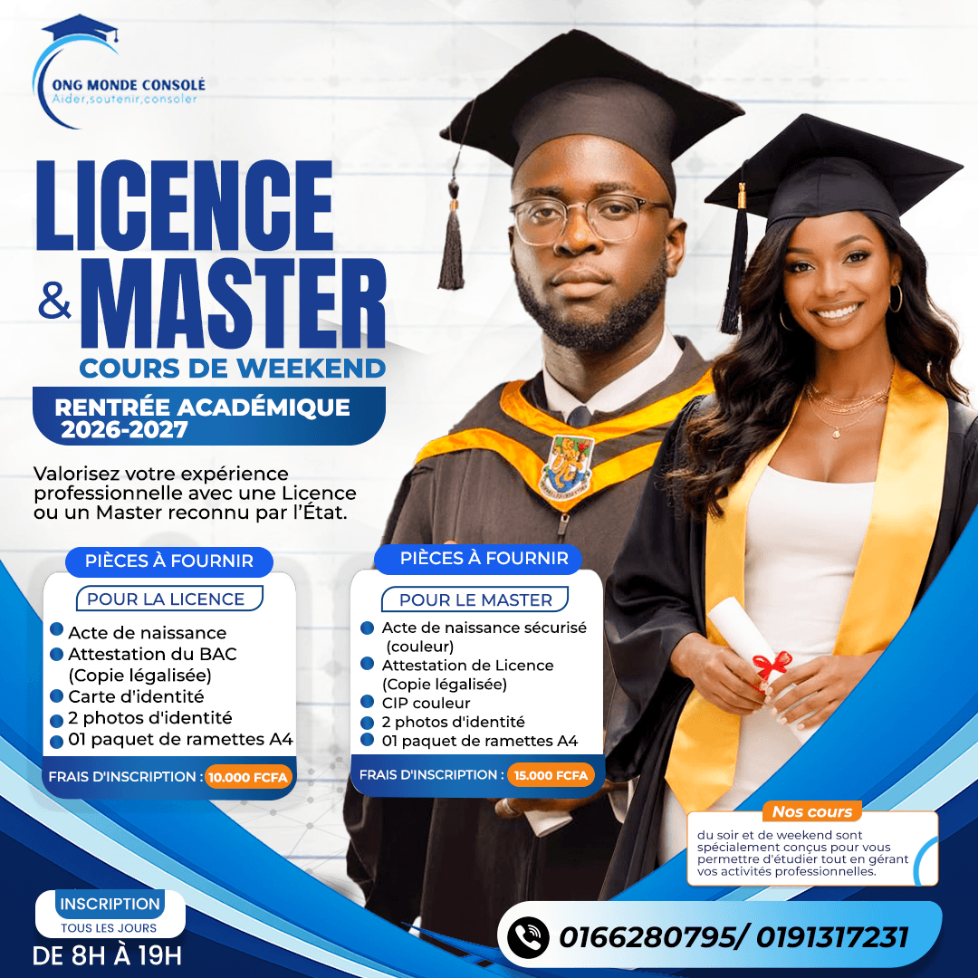 Licence et Master en Week-end
